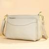 Genuine Leather Women's Single-shoulder Bag Summer Top-grain Cowhide Simple Small Square Bag Crossbody Bag