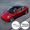 Rear Bumper Fog Lamp Light Molding Cover Trim for Tesla Model 3 2017 2018 2019 2020 2025 2025 ABS Carbon Fiber Car Accessories
