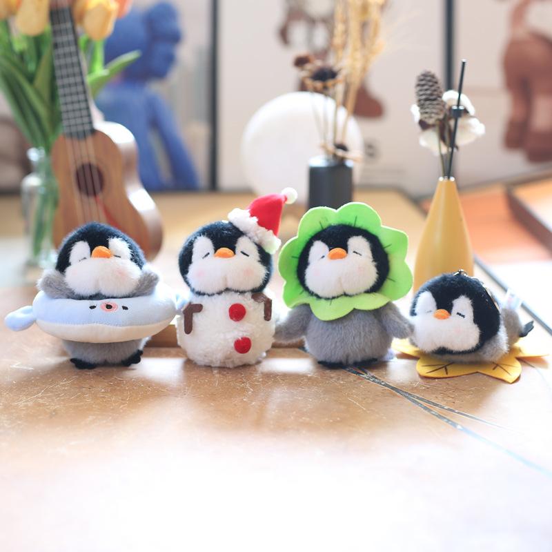 Cute Cute Four-season Little Penguin Pendant Plush Toy Doll Bag Hanging Ornament Keychain Doll Doll Doll