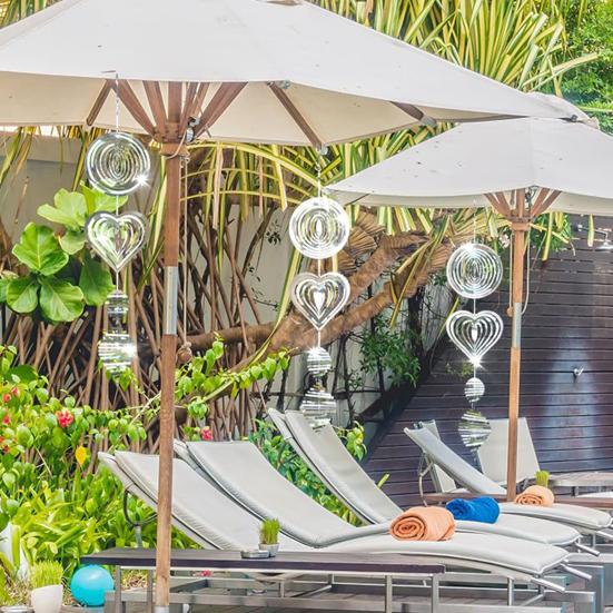 Ветер-спиннер, отражатель для птиц, высокоотражающий, для использования в помещении, на открытом воздухе, в саду, во дворе, на ферме, подвесной металлический колокольчик, отпугиватель птиц