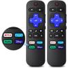 2 шт. Замена пульта для всех телевизоров Roku TV, TCL TV, Совместим с Smart Roku телевизорами TCL/Hisense/Onn/Sharp/Element/Philips/Insignia/Jvc/RCA