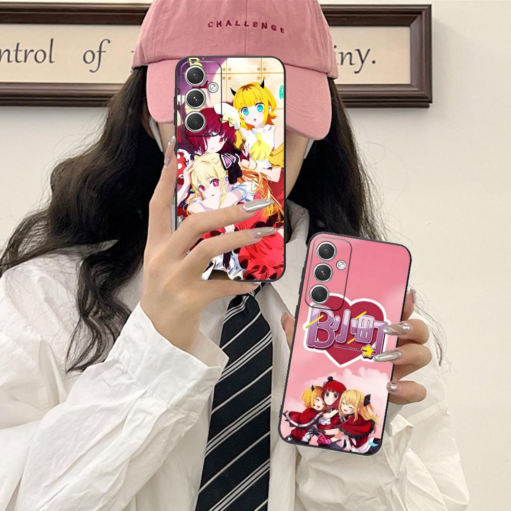 Чехол для телефона Oshi no ko B-Komachi для Samsung Galaxy S25 S24 S23 S22 S21 S20 Note20 Plus FE Ultra Цветной Защитный Чехол Красивый