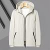 Men's Jacket Simple Versatile Hooded Spring and Autumn Versatile Youth Outer Gown Jacket