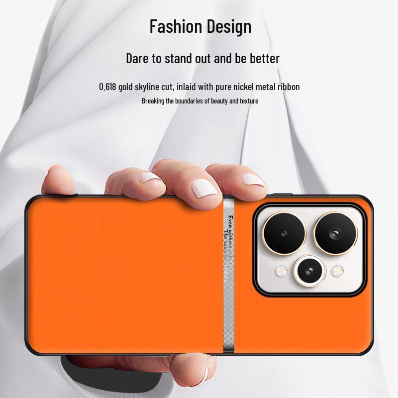 Чехол для телефона Realme 15 Pro H из жидкой кожи - Прочный, Минималистичный, Высококлассный бизнес-дизайн