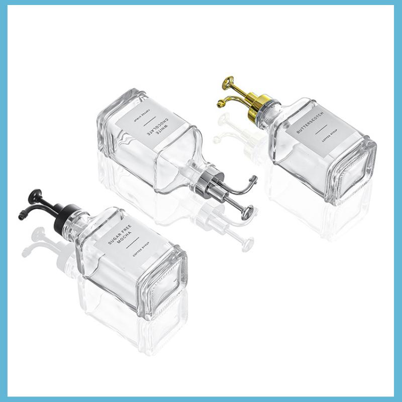Дозатор для мыла, стеклянная бутылка, дозатор для геля для ванной, жидкого мыла и шампуня, квадратные стеклянные бутылки с дозаторами, контейнер для мыла
