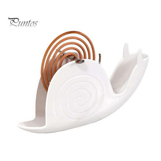 Держатель для благовоний с репеллентом от улиток, прочная спиральная курильница для благовоний, переносная настольная подставка для улавливания золы, украшение для лотка