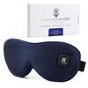 USB Rechargeable Hot Eye Mask, Cordless, Temperature Control, Reusable, 30-Minute Auto-Off, Light Blocking, Perfect for Business Trips, Travel, Naps,