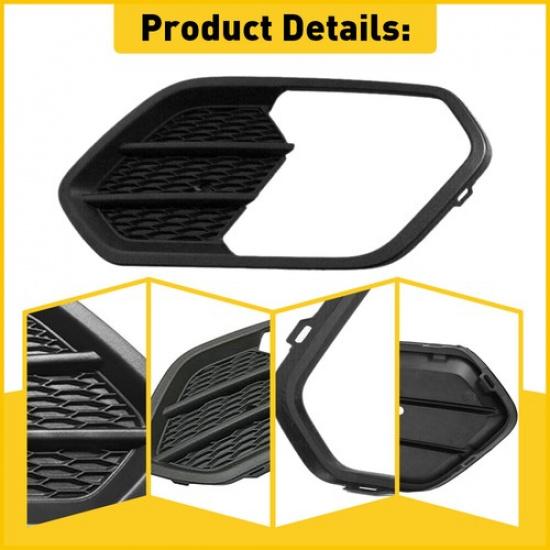 For Kuga 2017 Ford Escape 2018  Fog Light Lamp Cover Bezel Passenger Side US