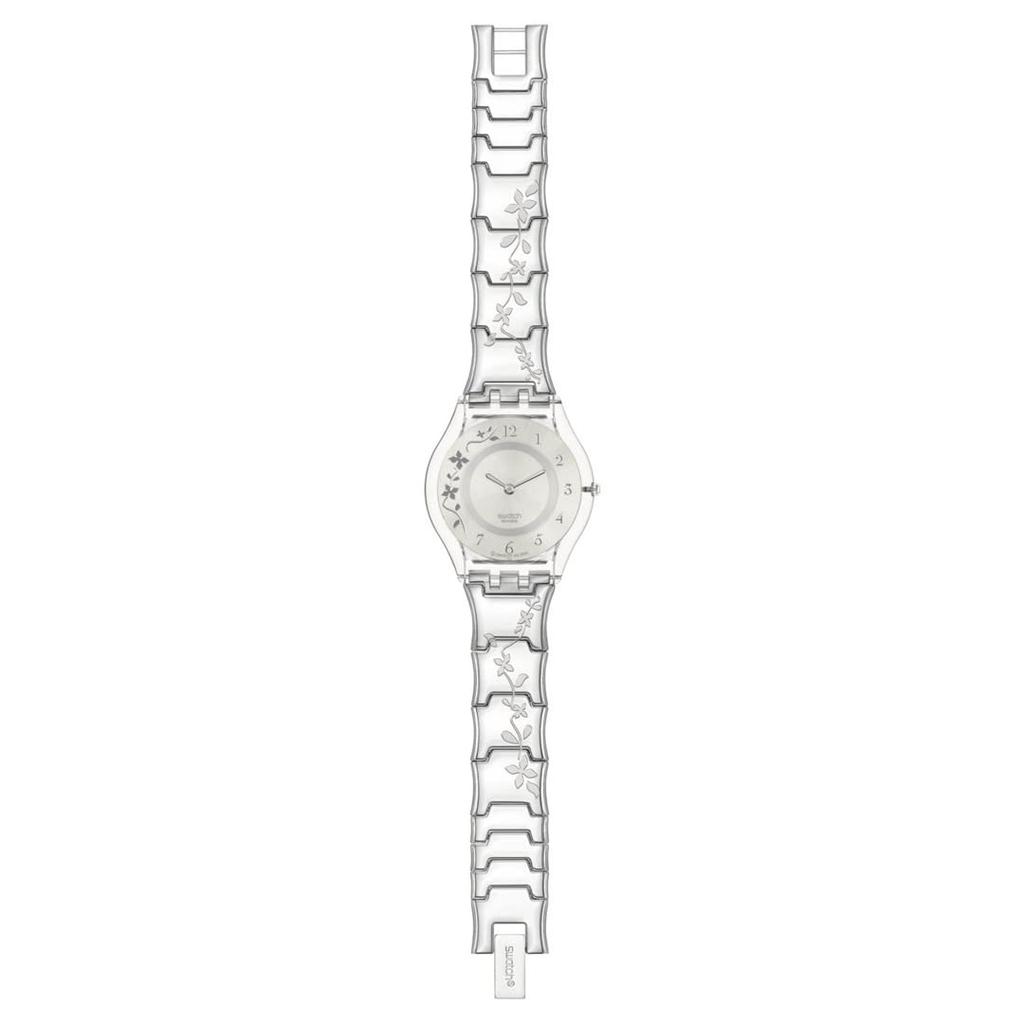 Часы Swatch CLIMBER FLOWERY Core SS08K100G Серые [Swatch] Женские
