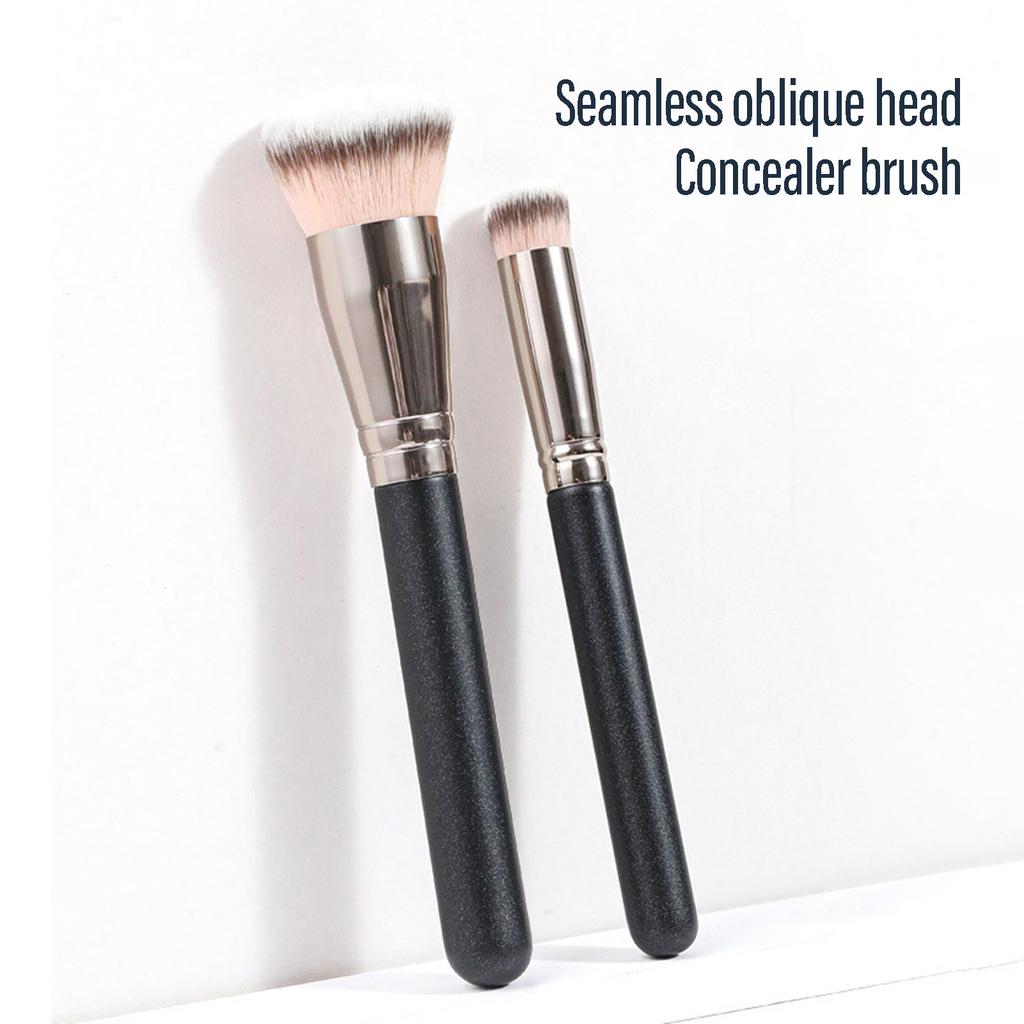 Seamless Contour Makeup Brush Fiber Material 14.7x1.6CM 16.4x3CM Professional Tool For Blending Foundation
