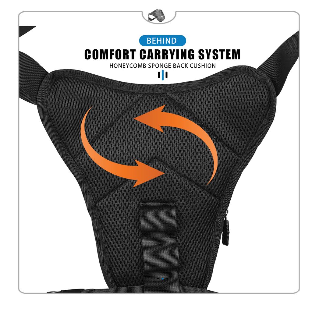 1 шт., мотоциклетная сумка на ногу, твердая оболочка из ЭВА, уличная повседневная поясная сумка, поясная сумка, водонепроницаемая тактическая дорожная сумка для мужчин и женщин