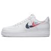 Air Force 1 Low '07 Quadruple Swoosh White Navy Crimson Sneakers FJ4226-100