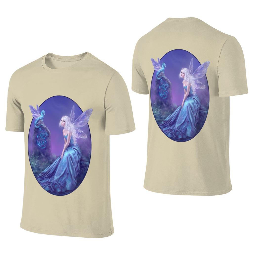 Luminescent Fairy Dragon Art Versatile Reversible Tshirtminimalist Style Classic Colors Tshirt