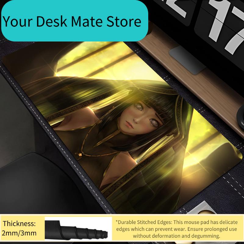 Mouse Pad Naruto Hyuuga Hinata Professional eSports Players Speed Rubber Game Extended Desk Mat PC Mousepad Keyboard Mat