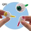 Durable Halloween Toy 2Pcs Eyeball Squeeze with Tail Soft TPR Stress Relief Ball Gag Prank Fidget for Kids Adults Festive