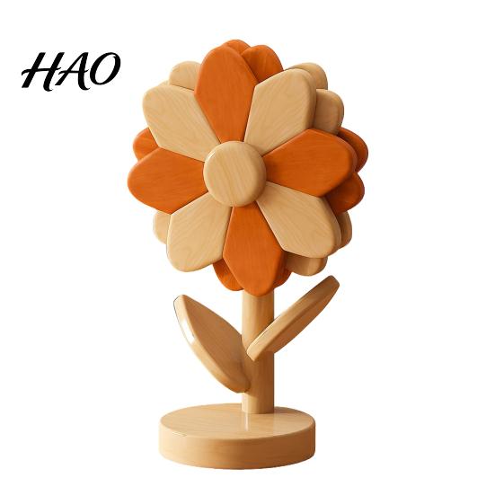 Heat Resistant Trivets for Countertops Sunflower Hot Dishes, Beech Wood Pot Holder, Holders Decorative Tree Stand Table Protection Mats Pots And Pans