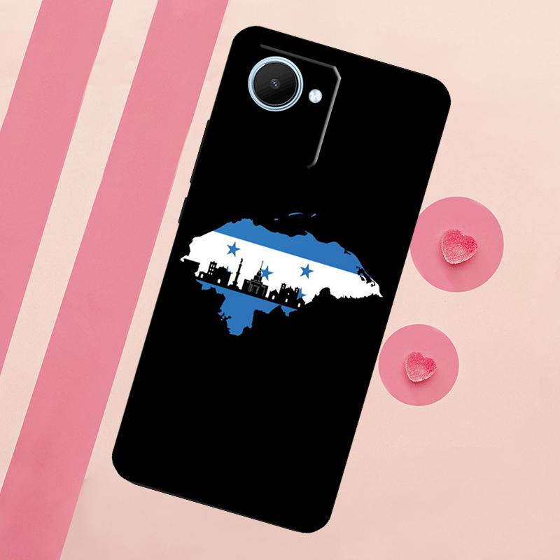 Honduras Flag For Realme 15 10 11 12 13 14 Pro Plus C65 C67 C75 C63 C61 C55 C51 C53 C35 GT6 GT7 Pro Case