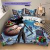 3Pcs Nightmare Before Christmas Bedding Set Quilt Cover Pillowcase Home Christmas Xmas Halloween Gift 1 Duvet Cover 2 Pillowcase S921535