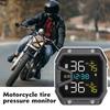 TPMS Система контроля давления в шинах мотоцикла с внешними датчиками Умный комплект сигнализации шин Универсальные мотоциклетные аксессуары