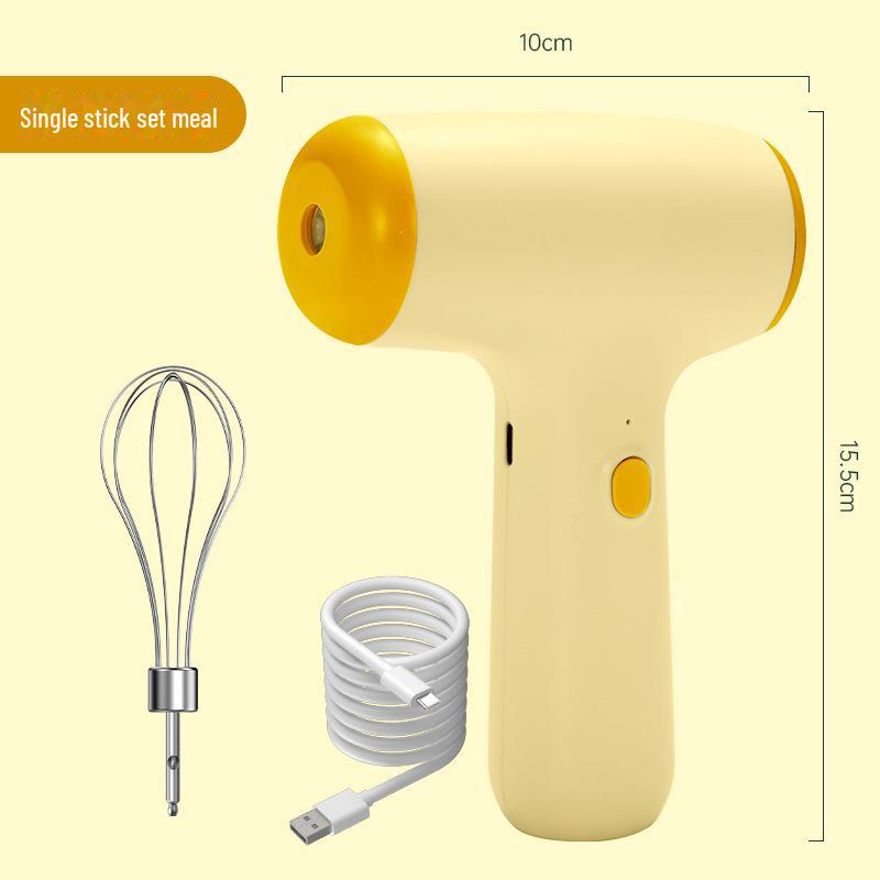 Мини портативный беспроводной электрический венчик для взбивания яиц: Автоматический венчик для взбивания сливок для выпечки