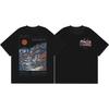 Japanese Kyoto Temple Graphic T Shirts Men Women Fashion Aesthetic T-shirts Summer Casual Loose Short Sleeve T-shirt Streetwear