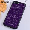 Мягкий чехол Krajews Science Physics Equation для iPhone 14 5 6s 7 8 plus X XR XS 11 12 13 pro max Samsung S21 S22ultra