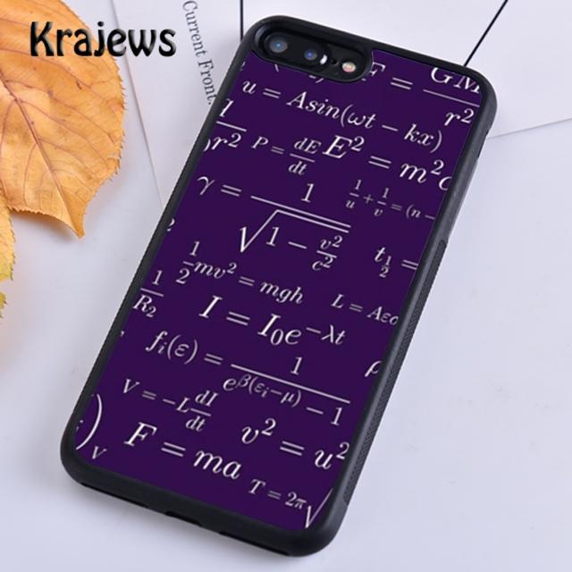 Мягкий чехол Krajews Science Physics Equation для iPhone 14 5 6s 7 8 plus X XR XS 11 12 13 pro max Samsung S21 S22ultra