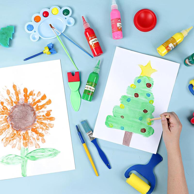 Painting Printing Sponge Brush Office Culture Educational Supplies Art Craft Drawing Tools Graffiti Roller Seal Stamps TMZ