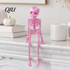 3D Printed Skeleton Magnet Refrigerator Magnet, Poseable Figurine with Toy Movable Joints Joints, Halloween Gothic Fridge Decoration
