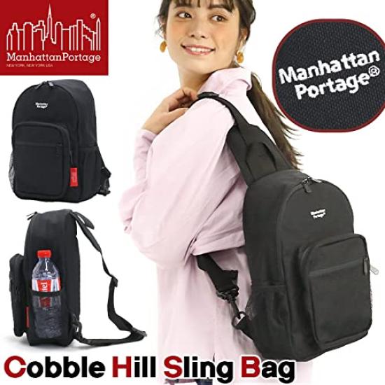 Оригинальный продукт Сумка для тела Cobble Hill Sling Bag Black [Manhattan Portage] [Официальный]