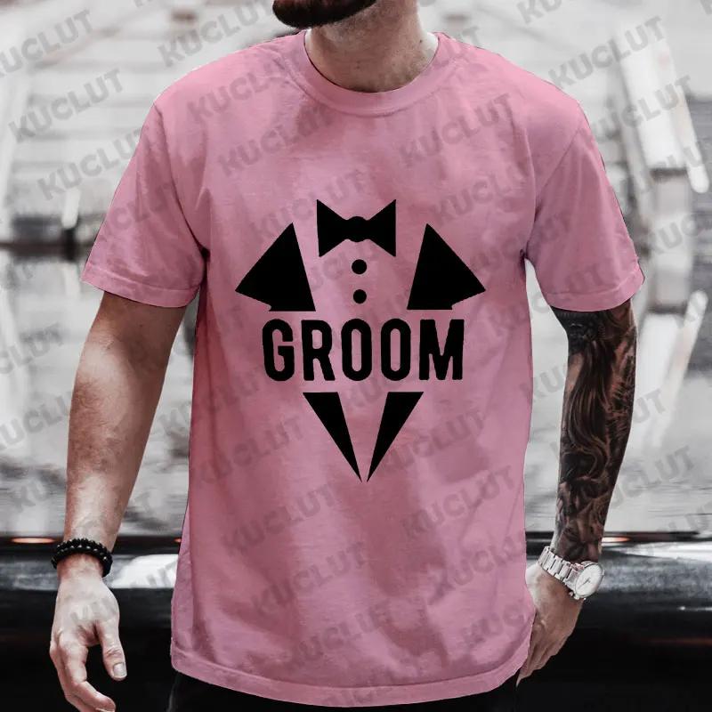 Funny Graphic Groom Squad T Shirt Friends Single Farewell Bachelor Party Tee Wedding Tops Best Man Team EVG Future Groom Blouses