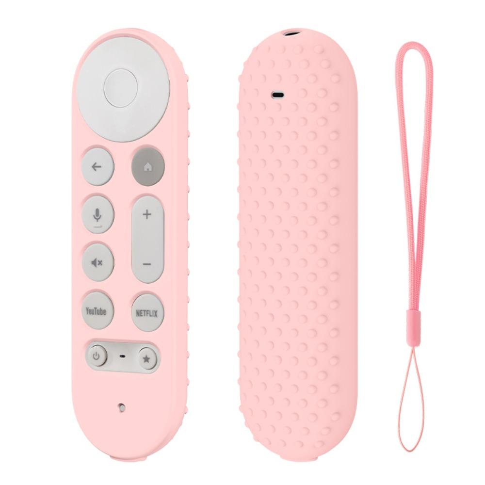 Silicone Remote Controller Cover Anti-scratch Remote Protective Case for Google TV Streamer 4K 2024 Voice Remote Control