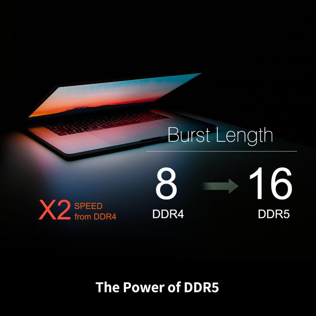 Silicon Power DDR5 32GB Kit (16GB x 2) 5600MHz (PC5-44800) CL46 1.1V SODIMM Non-ECC Laptop RAM Computer Memory SP032GBSVU560F22