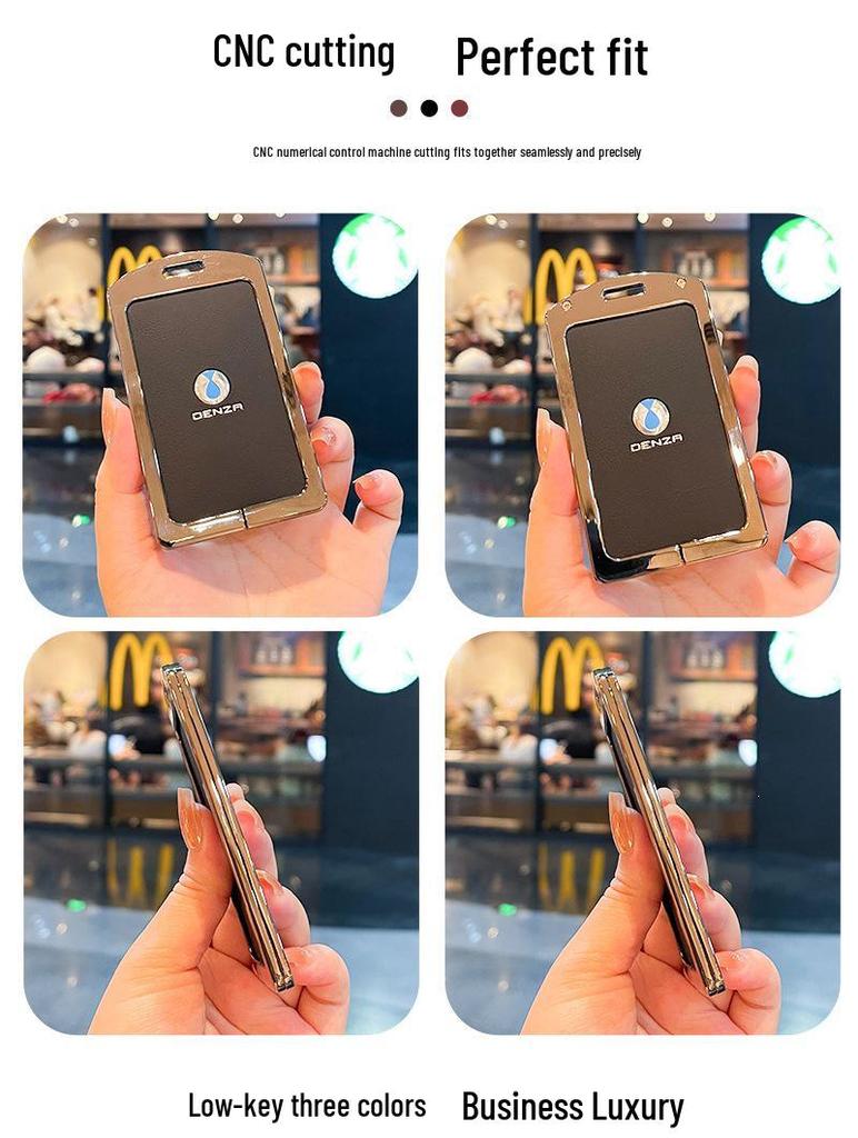 BYD D9 Key Case: NFC Card Holder, High-Grade Protective Shell for Remote, Unisex 