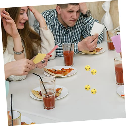 Sewroro 12pcs Number Dice Props Board Game Accessories Number Dice Math Learning