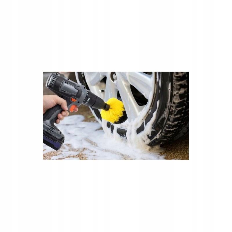 Cleaning brushes for drill 3 pcs, 1/4 shank