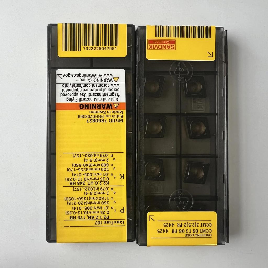 Original Sandvik / CCMT09T308-PR 4425 /CNC Lathe Carbide Blade Tool 10 Pcs