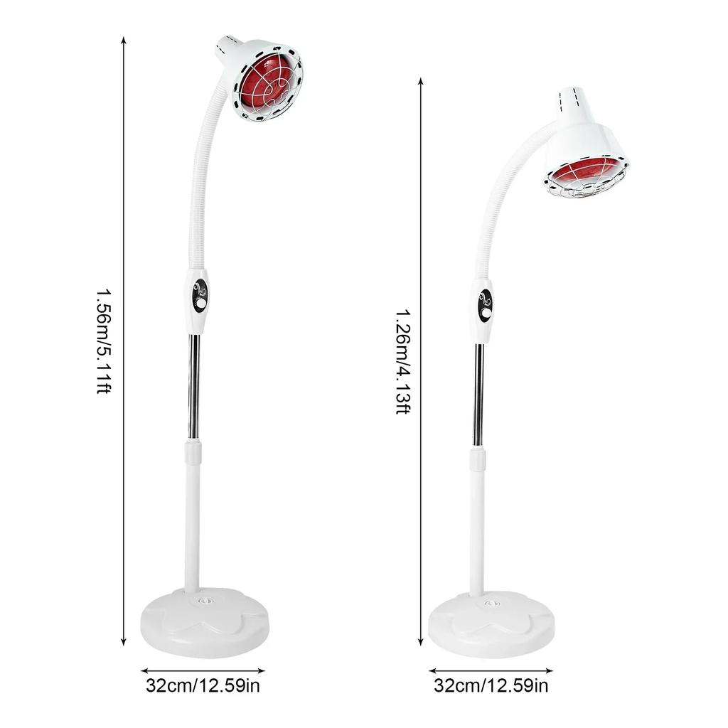 110В 275Вт Инфракрасная Лампа Одноместная Тепловая Лампа Регулируемая Температура Машина для Нагрева Волос Салонное Оборудование с Тепловой Лампой