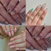 Французские накладные ногти Sweet Cool Claw Press on Nails Маникюр Fake Nials Women