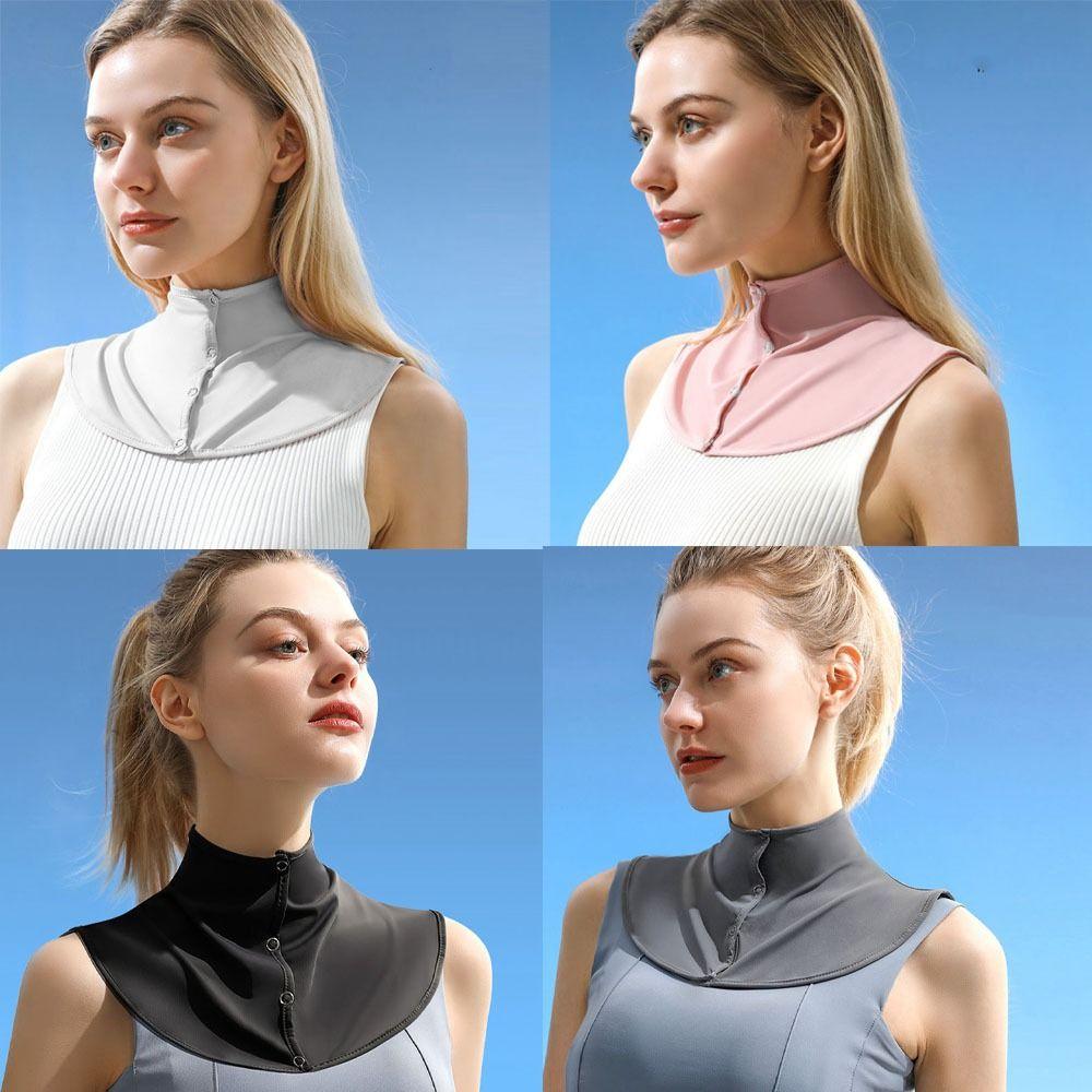 Neck Cover Korean Style Scarves Summer Neck Protection Bib Sunscreen Scarf Sunscreen Shawl