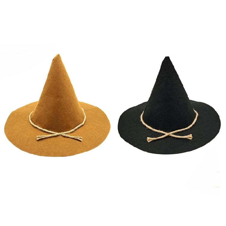 Современная шляпа ведьмы на Хэллоуин Женская Мужская Леди Шляпа для вечеринки на Хэллоуин Фестиваль Карнавалы Сценические выступления Косплей Шляпа