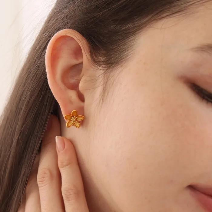 Серьги «Цветочная фантазия»