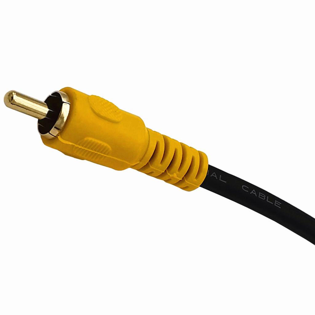 30cm/11.81" 6.35mm 1/4" Female Stereo TRS Jack To Mono RCA Male Aux Cord Line Audio Extension Adapter Cable Wire