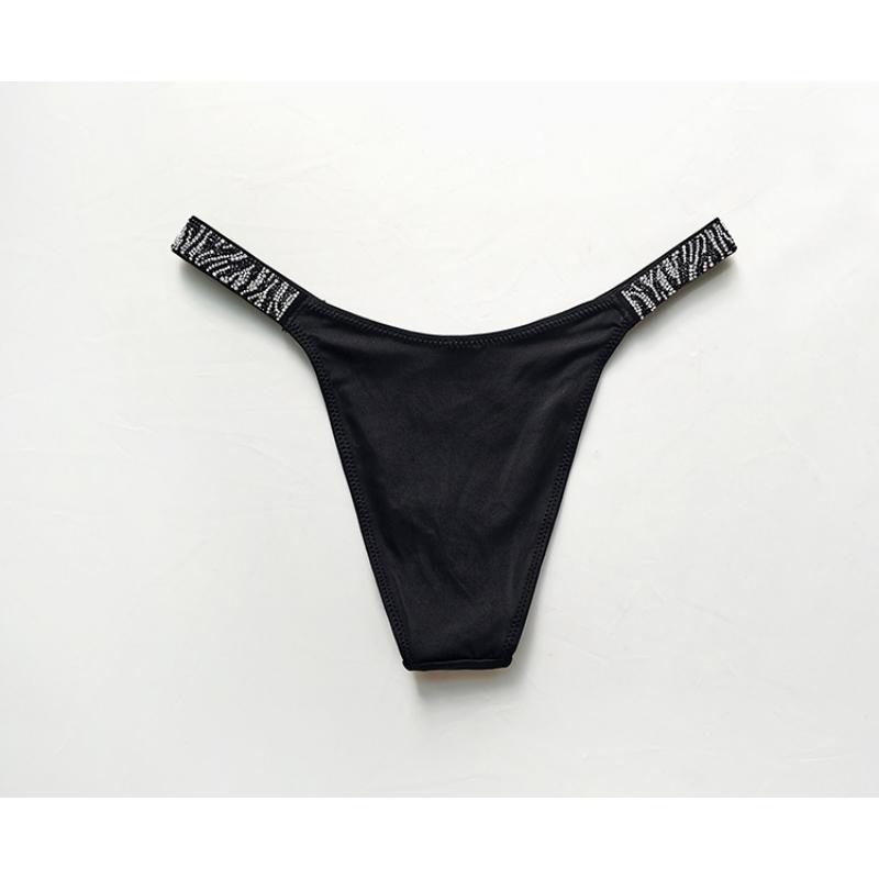 Европейские и американские сексуальные стразы для фитнеса, спортивные бедра с низкой талией, бикини с высокой вилкой, полузавернутые бедра, футболки для женщин