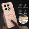 For Xiaomi 14T Phone Case Carbon Fiber Textured Electroplated TPU Back Cover