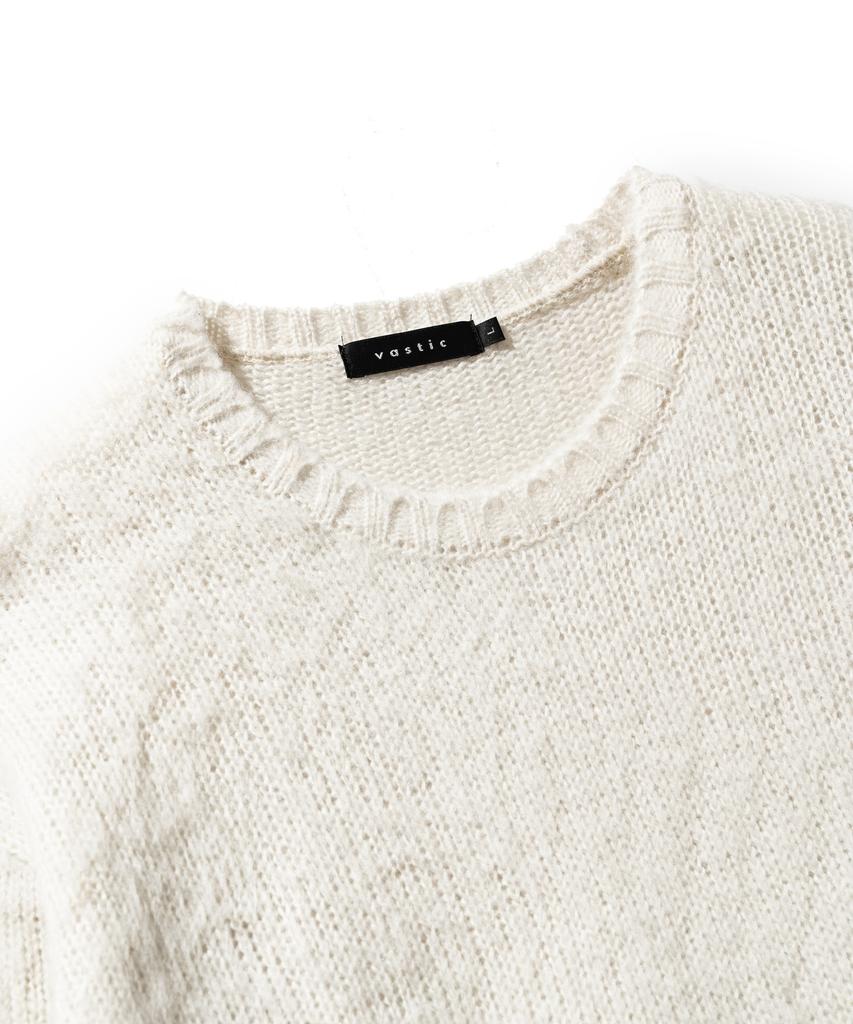 VASTIC Brush Knit_Ivory