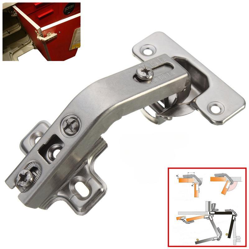 135° Corner Folded Cabinet Door Hinges Kitchen Bathroom Cupboard Hinge 2 Holes