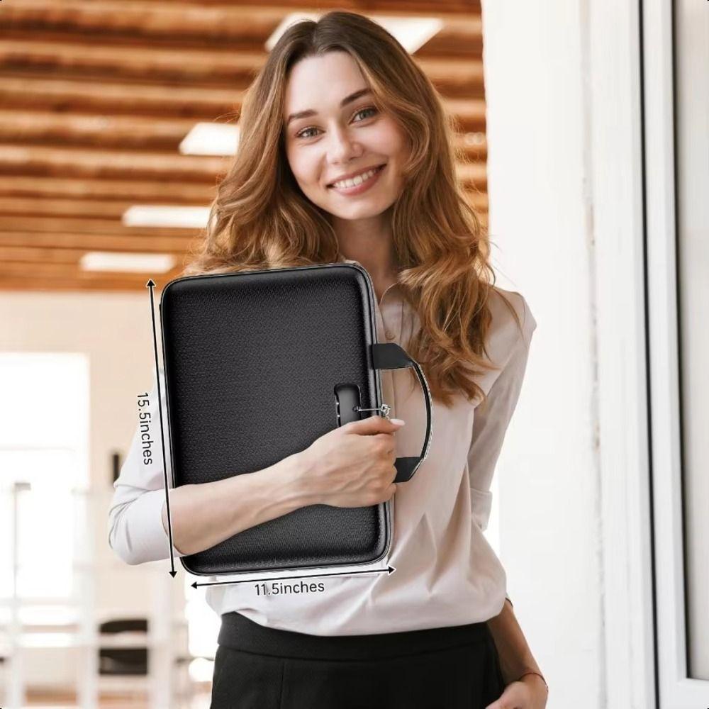 Огнестойкий ящик для документов большой емкости, водонепроницаемый, портативный, безопасный, чехол для хранения, защита документов