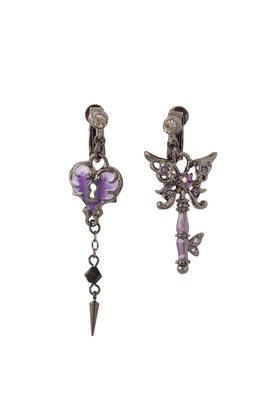 Серьги с мотивом ключа-бабочки SAME1486 XV [Anna Sui]