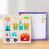 Children'S Early Education Puzzle Two-In-One Character Puzzle Drawing Board Exercise Hand-Eye Coordination Role Cognitive Toy